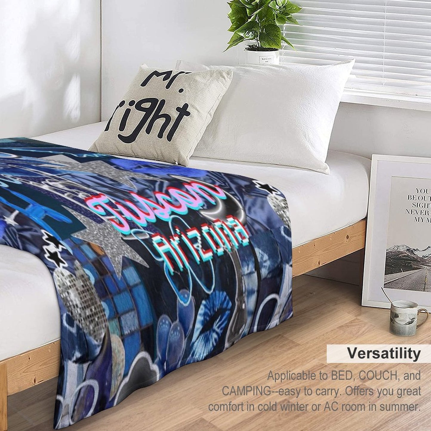 Tuscon Arizona  COLLAGE Throw Blanket