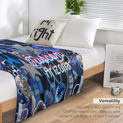 Tuscon Arizona  COLLAGE Throw Blanket