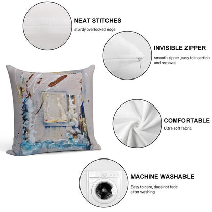 Glass Houses Soft Ultra-Soft Texture Throw Pillow