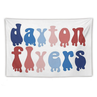 Dayton Flyers Drip Tapestry