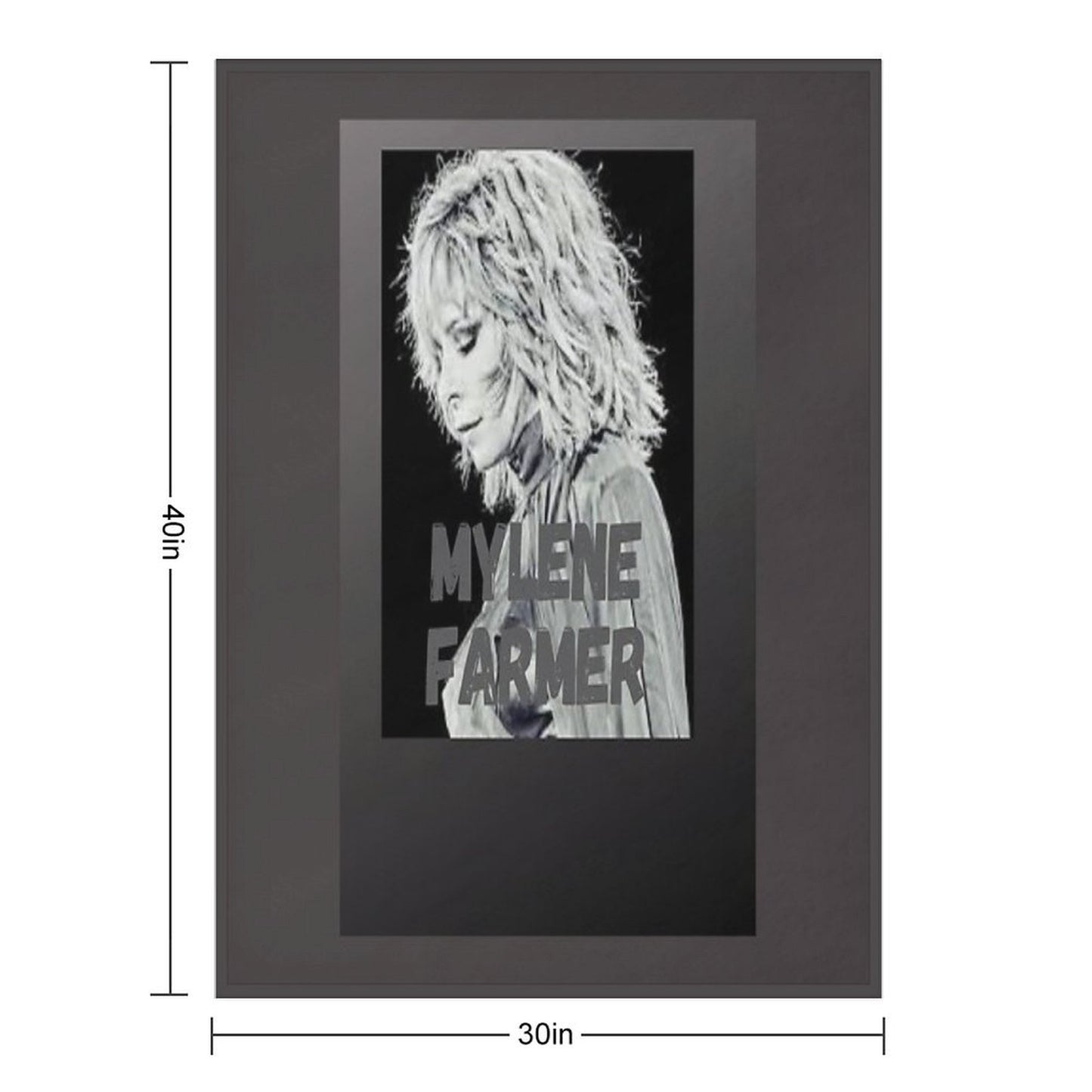 Mylène Farmer Throw Blanket