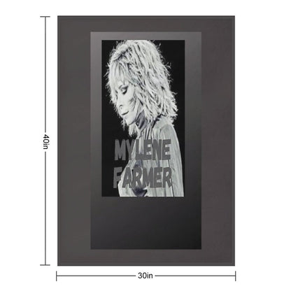 Mylène Farmer Throw Blanket