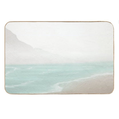Neutral Colors Beach Bath Mat