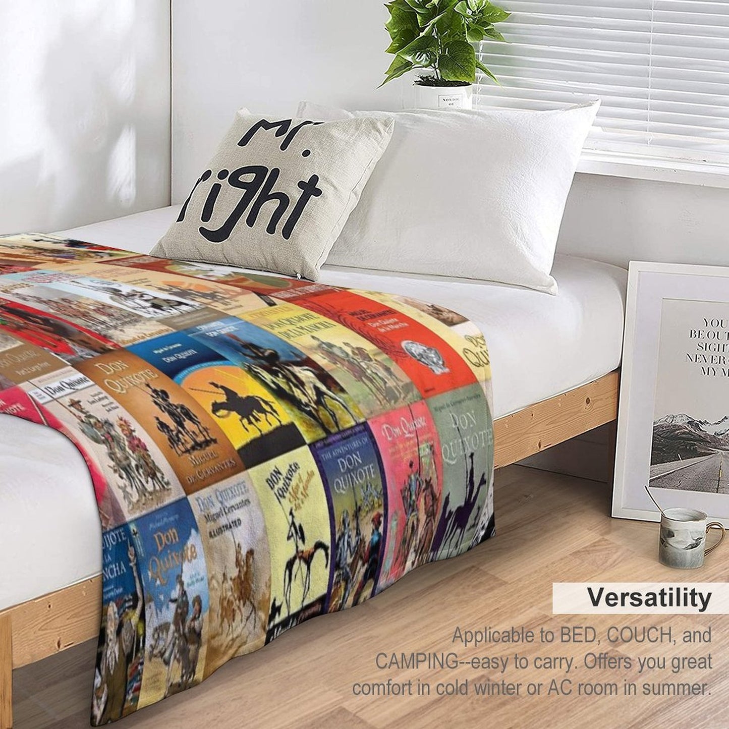 Don Quixote Throw Blanket