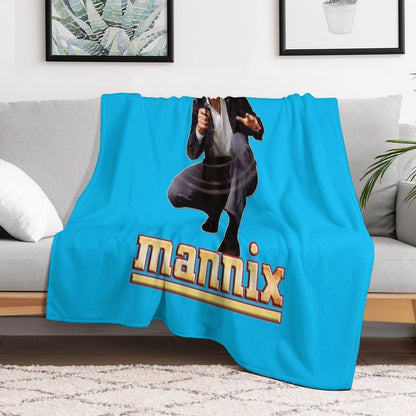 Mannix Retro Vintage 60s 70s Tribute Throw Blanket