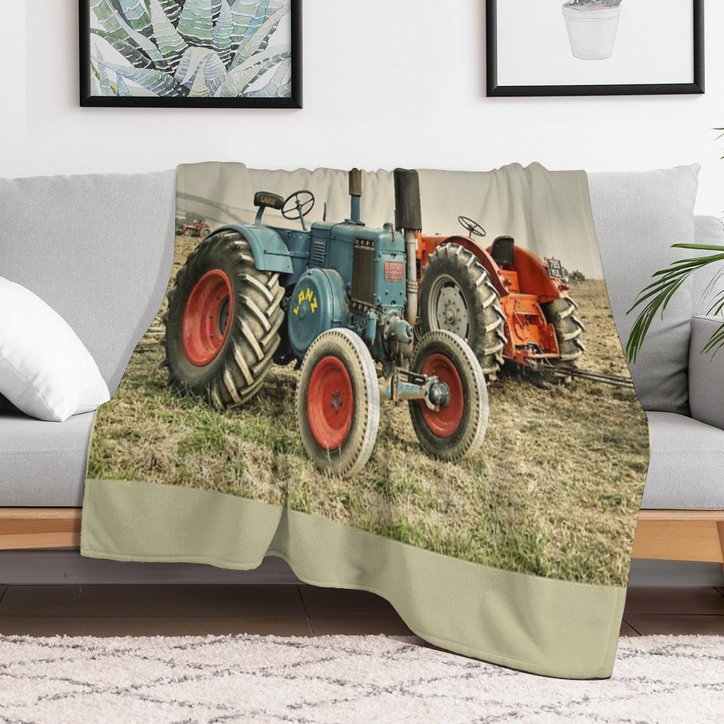 Blue Lanz Throw Blanket