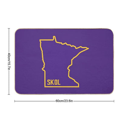 Skol MN Outline Bath Mat