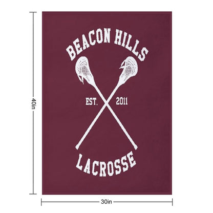Beacon Hills Lacrosse - Teen Wolf Throw Blanket