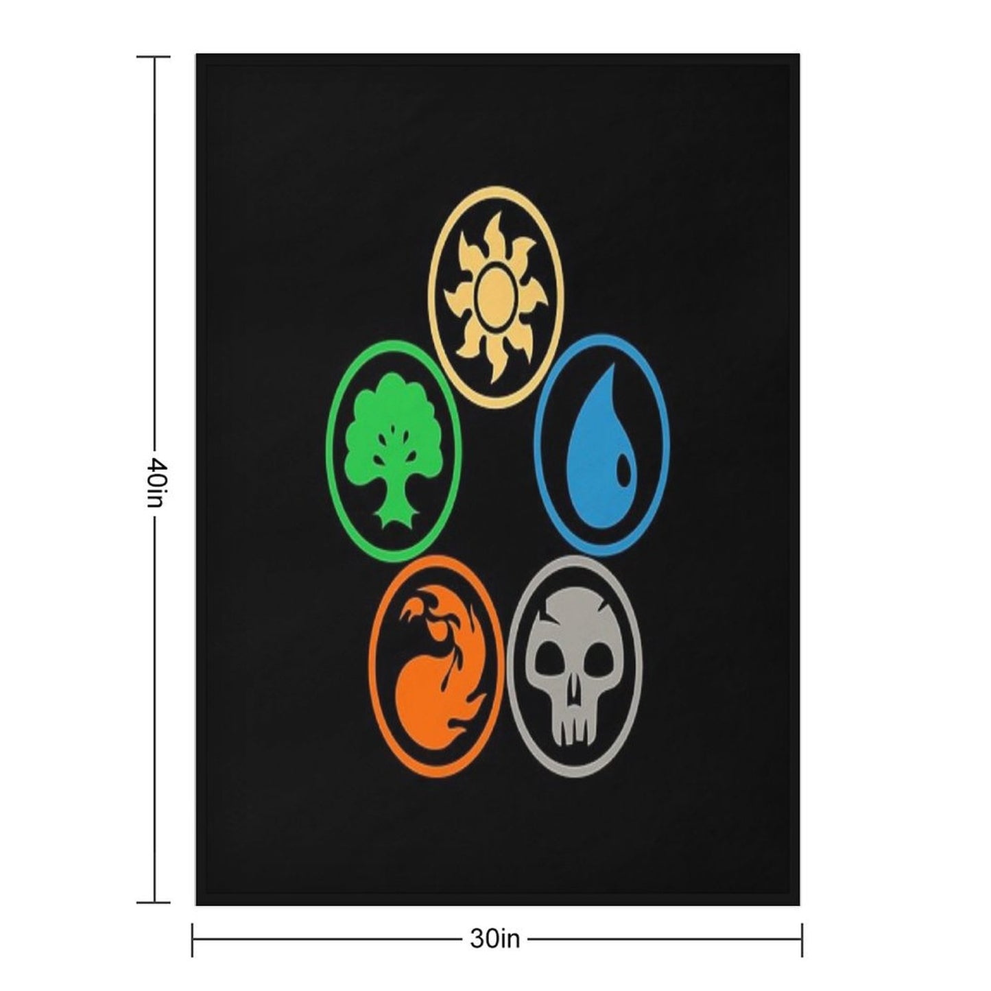 Amergo Posisi Pas Throw Blanket