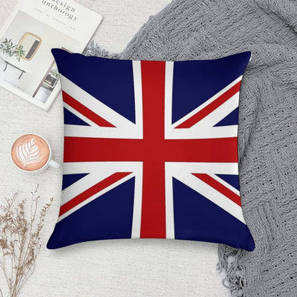 Union Jack Flag of The UK Soft Gift Ready Throw Pillow