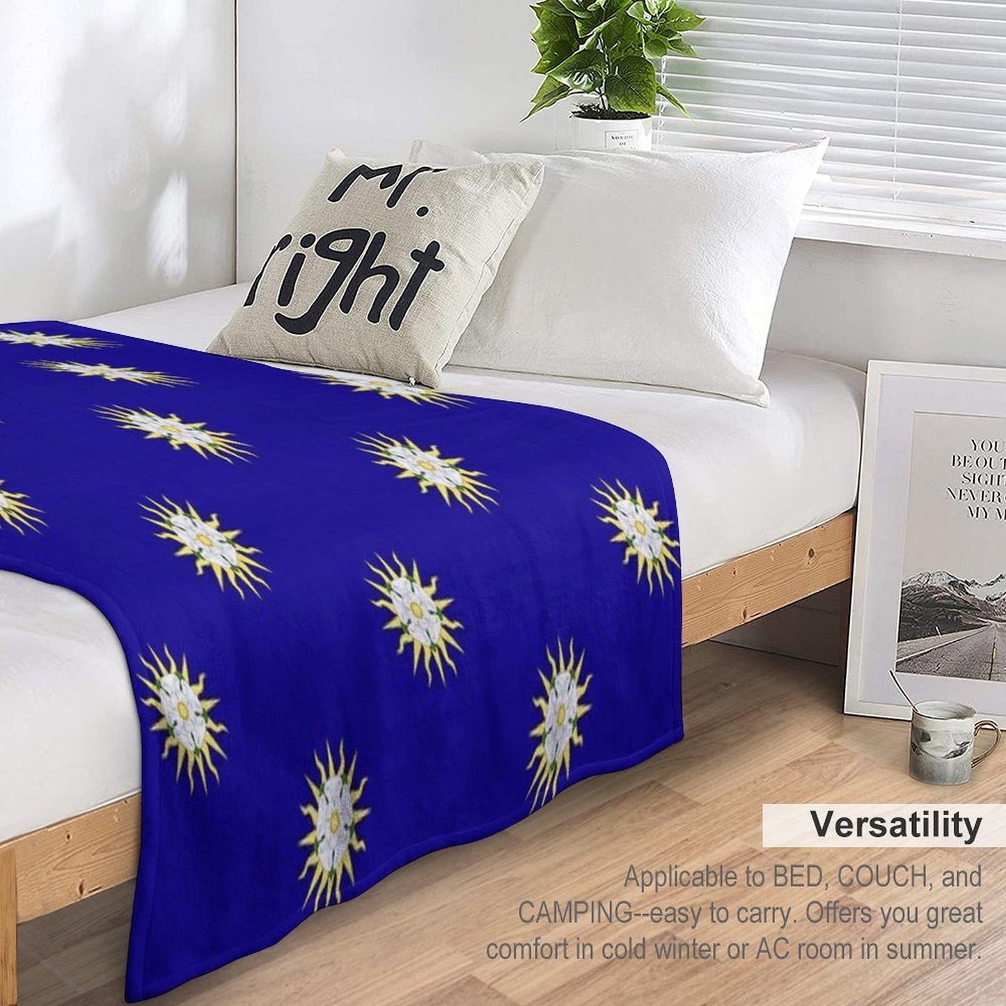 Sunne in Splendour Throw Blanket