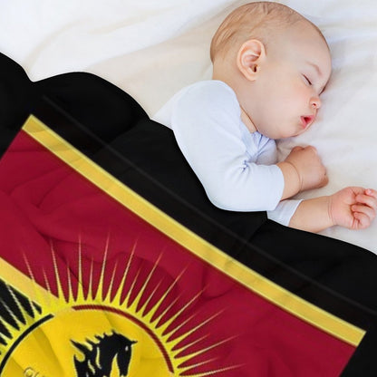 Car Logo, Porsche Logo Classic Throw Blanket