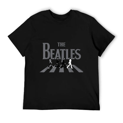The Beatles - Abbey Road Greyscale Album Cover  Vintage-inspired T-Shirt