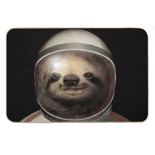 Space Sloth Bath Mat