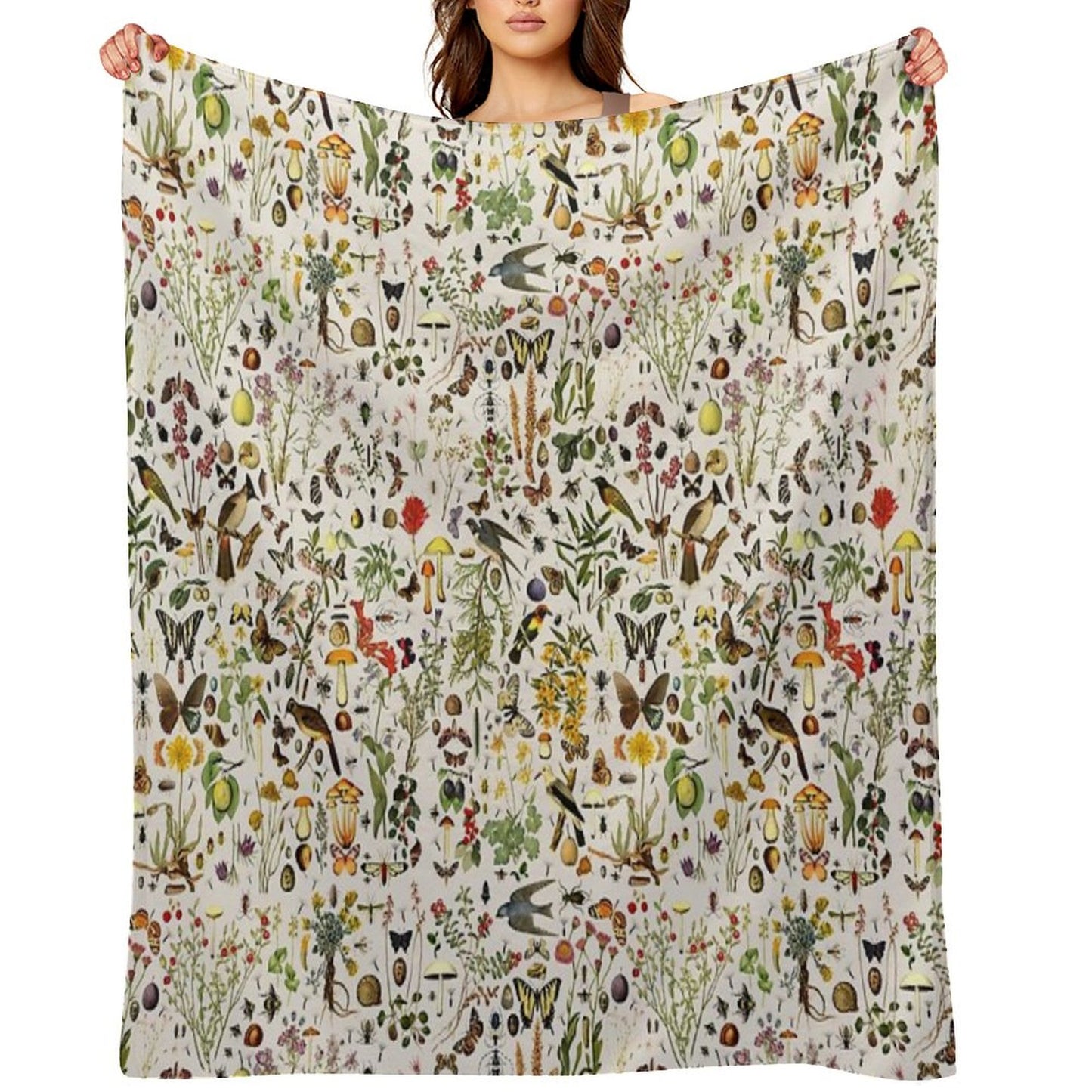 Biology of America USA Throw Blanket
