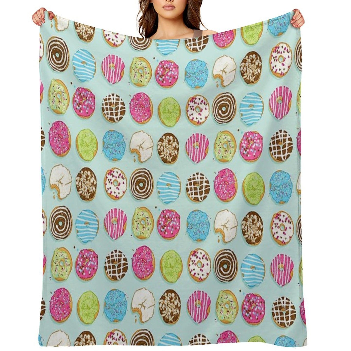 Sweet Donuts Throw Blanket