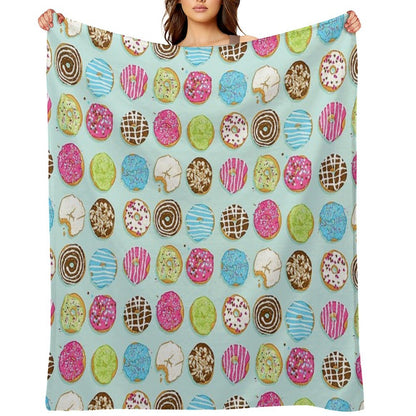 Sweet Donuts Throw Blanket