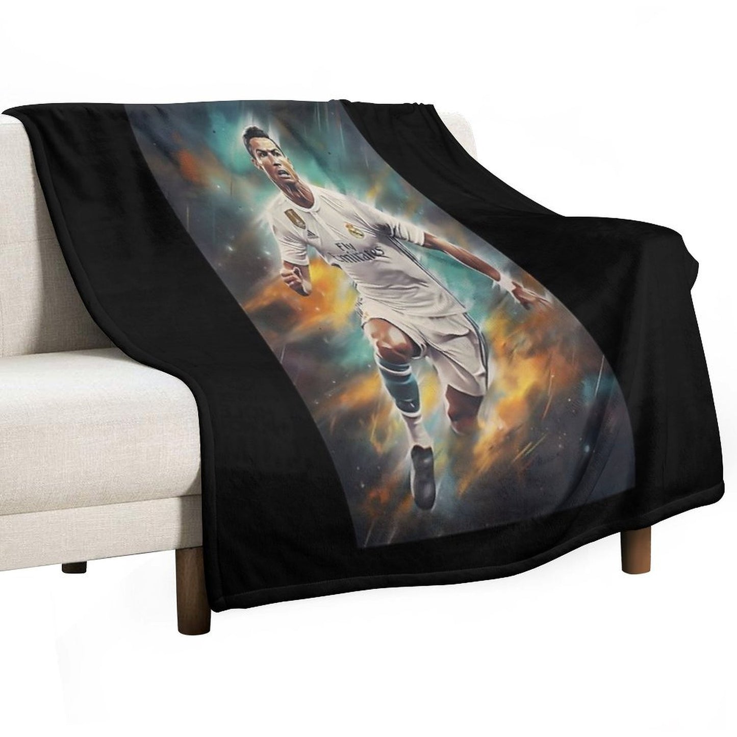 Cristiano Ronaldo Star Throw Blanket