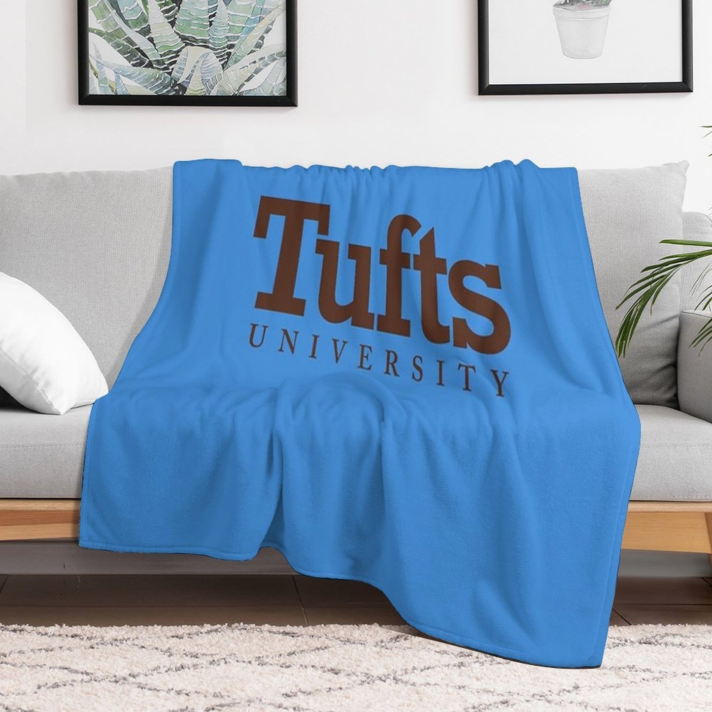 Tufts University Throw Blanket