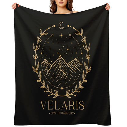 Acotar Velaris City Of Starlight The Night Court Throw Blanket