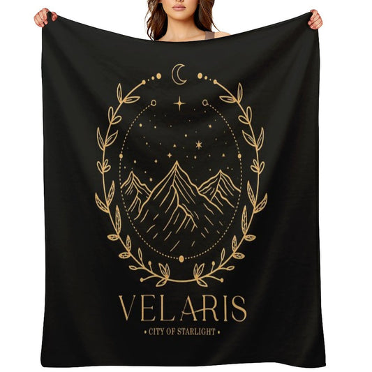 Acotar Velaris City Of Starlight The Night Court Throw Blanket