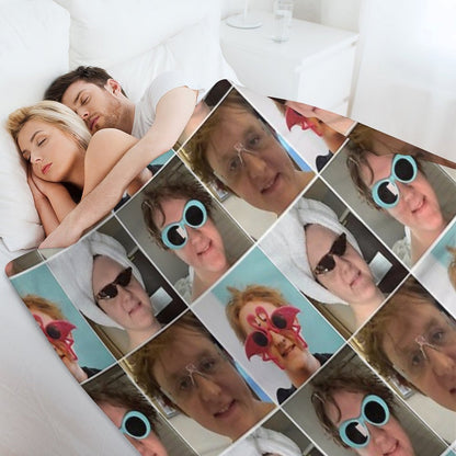 Lewis Capaldi Collage Throw Blanket