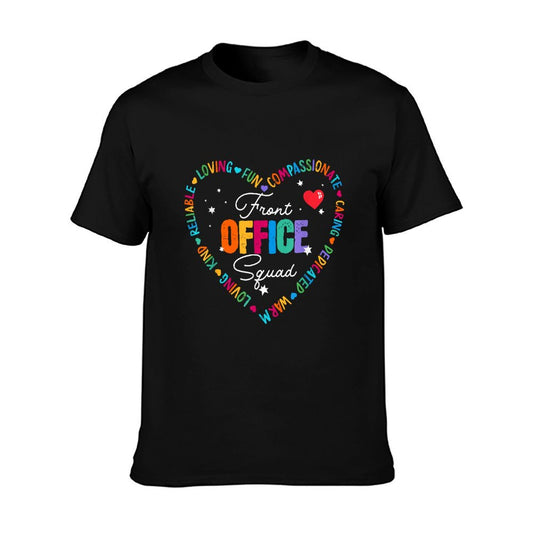 Cute School Secretary Admin Appreciation Front Office Squad T-Shirt