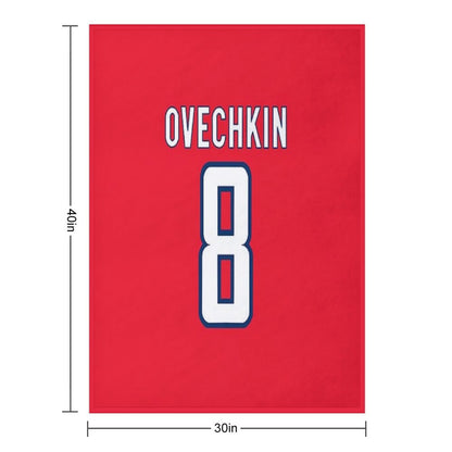 Alex Ovechkin 8 Throw Blanket