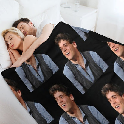 Jeremy Jordan Newsies Throw Blanket