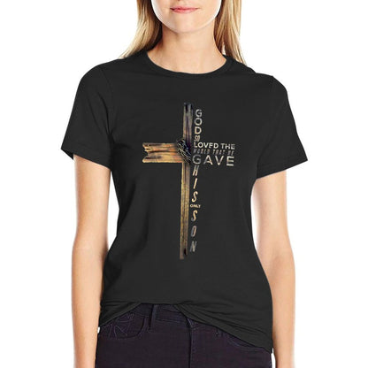 John 316 Christian Cross Bible T-Shirt