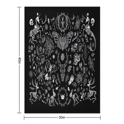 Gothic Tapestry Throw Blanket