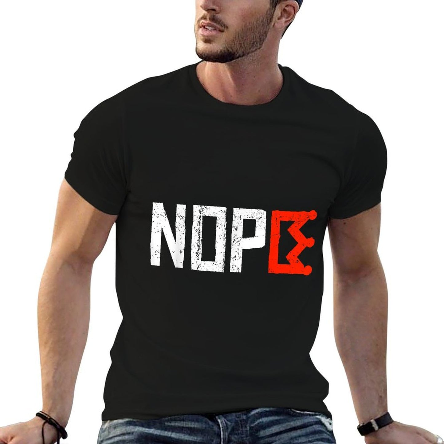 No Kings Nope Protest Sign Horizontal  Affordable Price T-Shirt