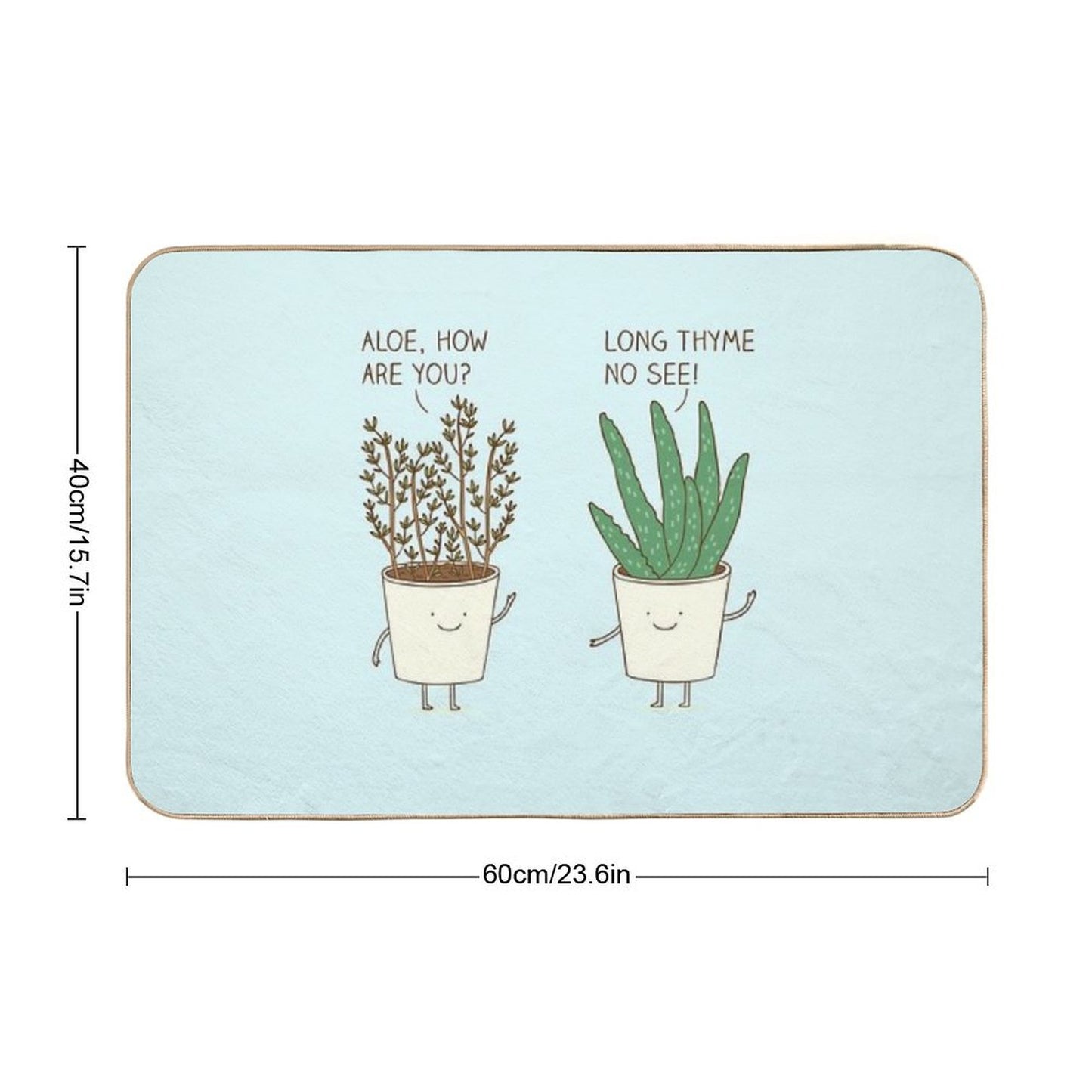 Garden Etiquette Bath Mat