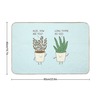 Garden Etiquette Bath Mat
