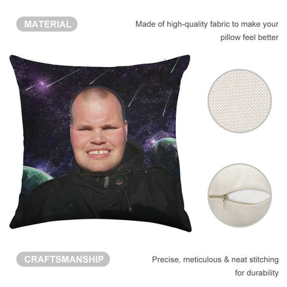 Frankie MacDonald Linen Throw Pillow Cover