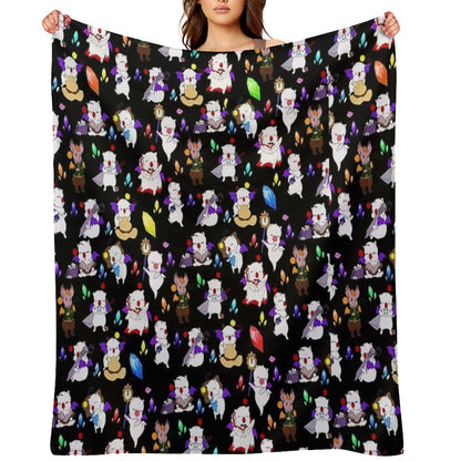 Final Fantasy Moogles Throw Blanket