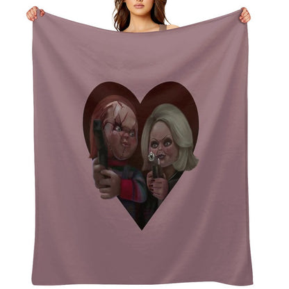 Bride of Chucky Throw Blanket