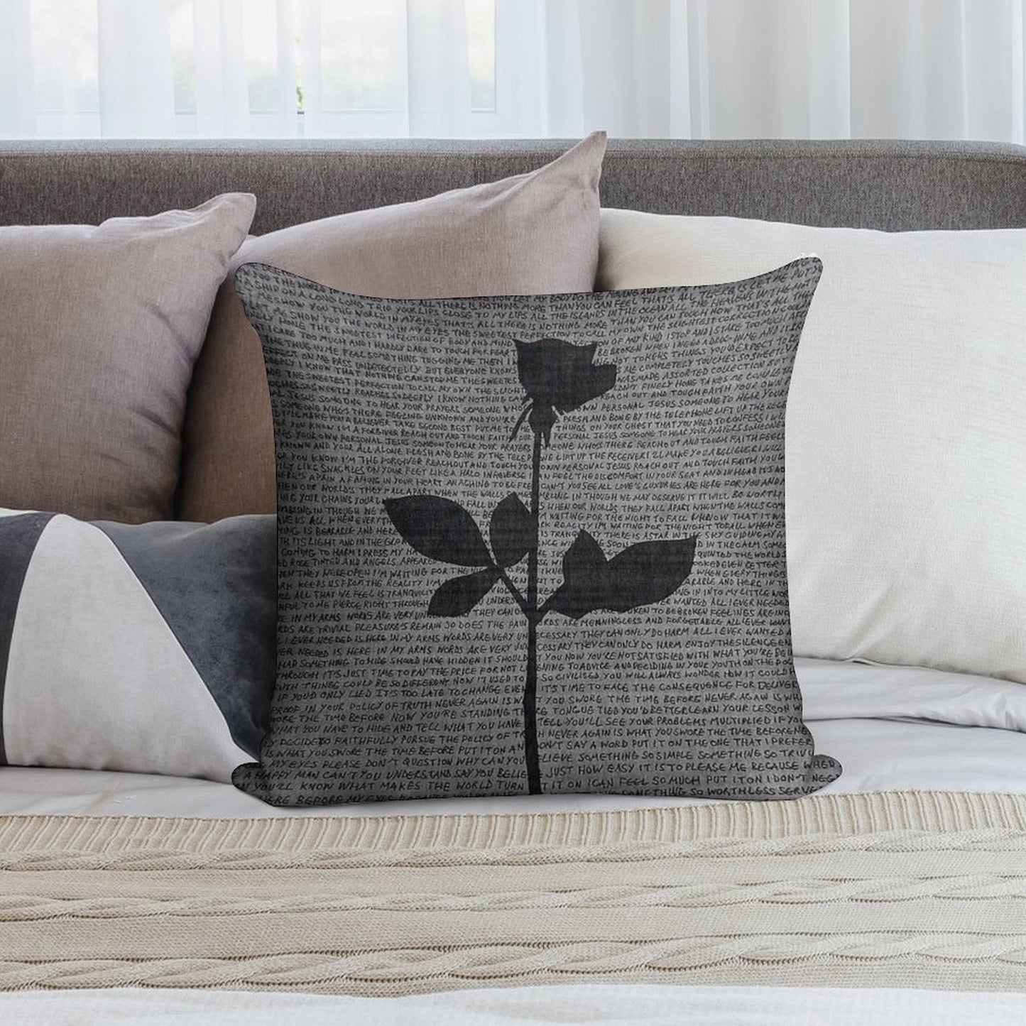 Best Selling Depeche Mode Violator Soft Multiple Sizes Throw Pillow
