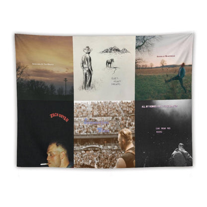 Zach Singer Bryan 6 Ablums Collection Cover Tapestry