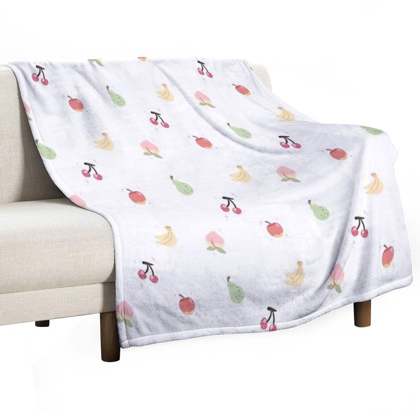 Cute Fruits Throw Blanket