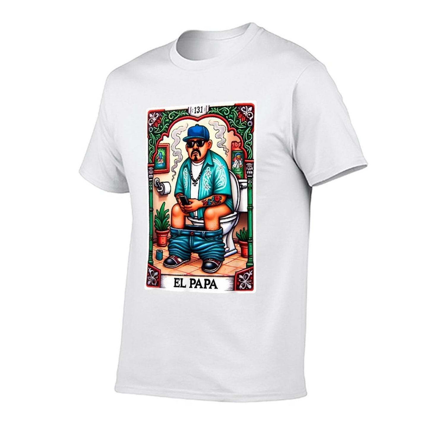 El Papa Latino Tarot Card Spanish Doing Dad Shit Fathers Day  Soft T-Shirt