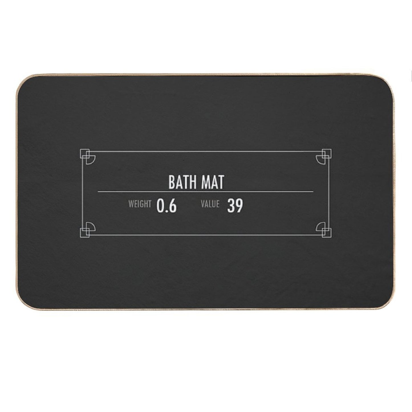 Bath Mat of Molag Bal Bath Mat