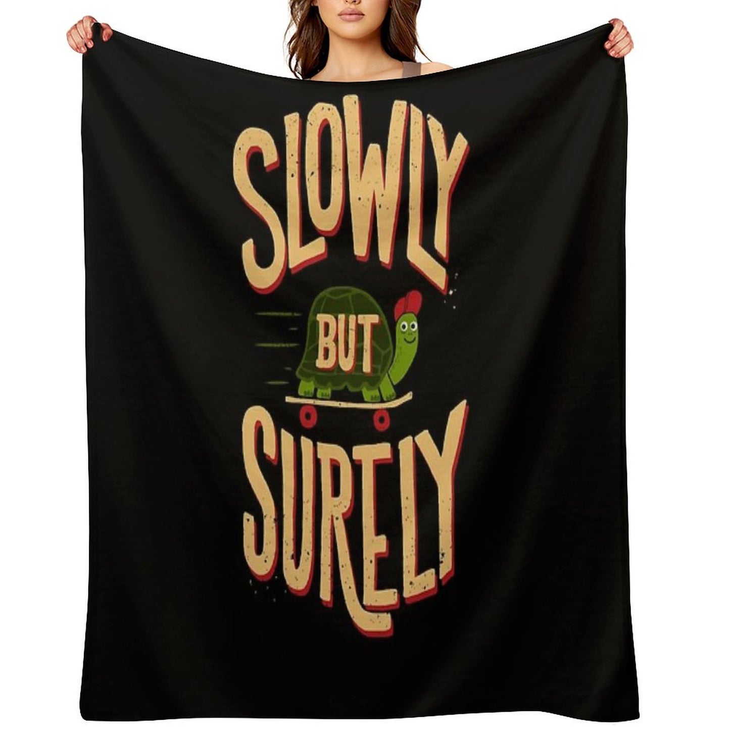 Slowly But Surely Throw Blanket