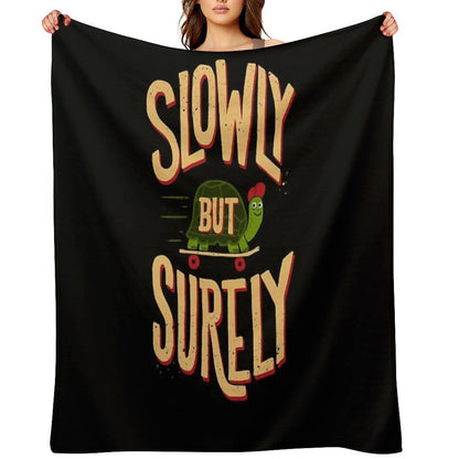Slowly But Surely Throw Blanket