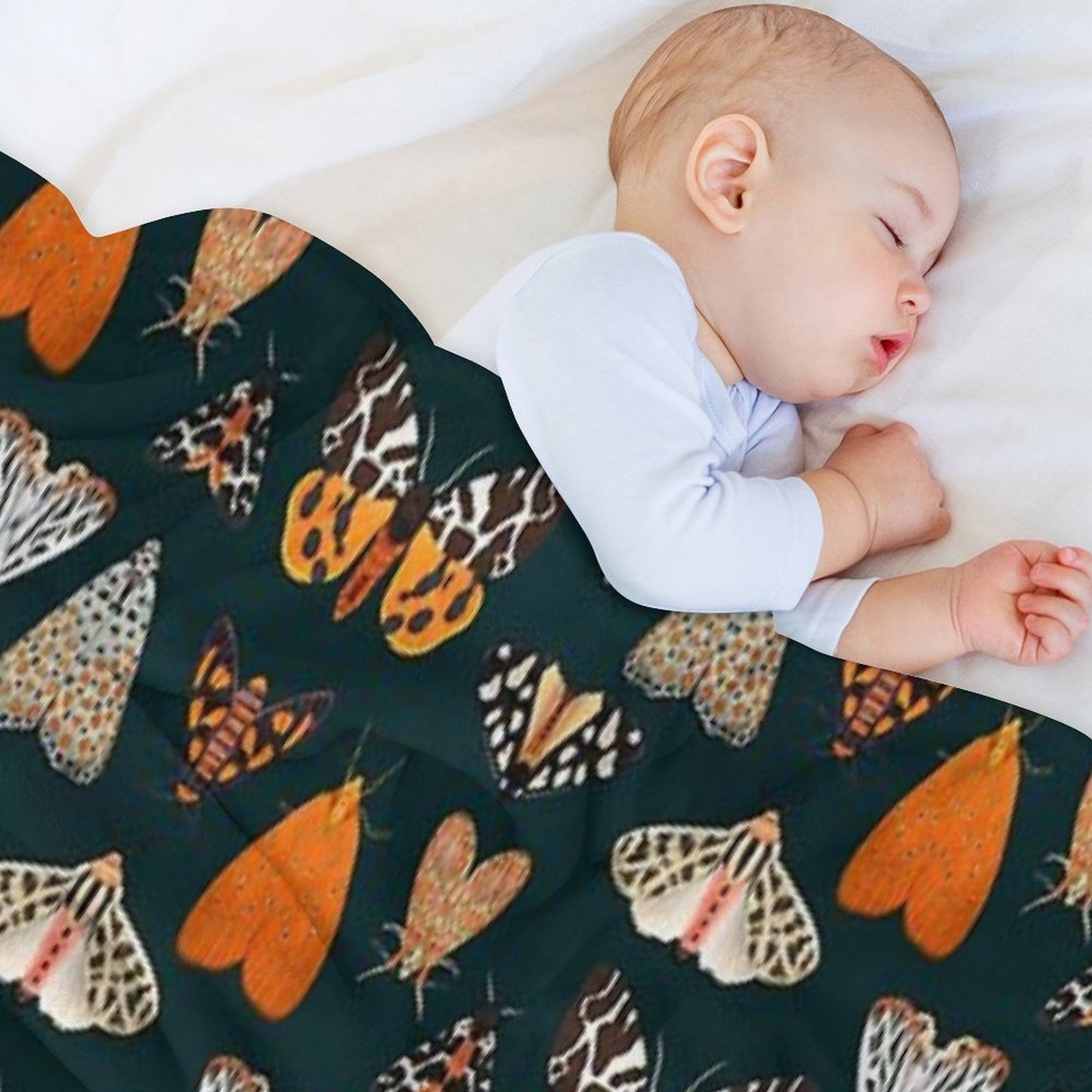 Tiger Moths Throw Blanket