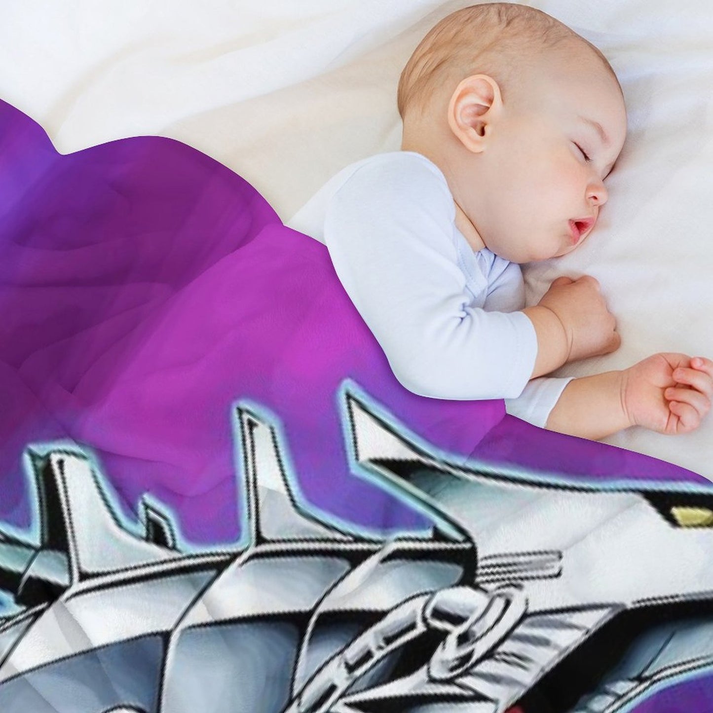 Cyber Dragon Throw Blanket
