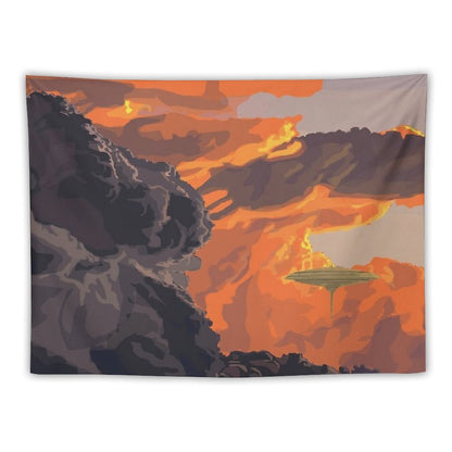 City in The Clouds Tapestry