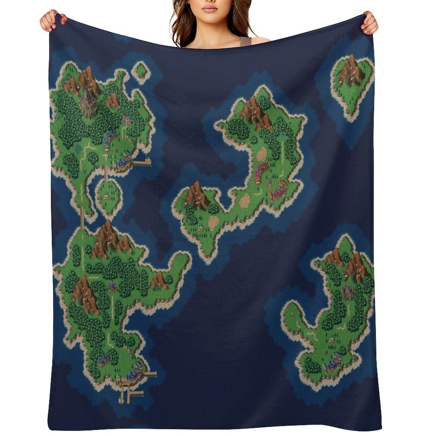 Chrono Trigger 1000 AD Throw Blanket