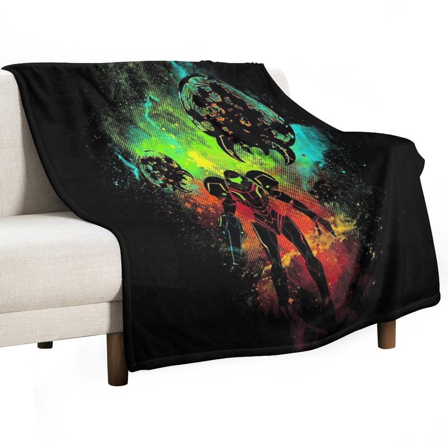 Bounty Hunter of Space Throw Blanket