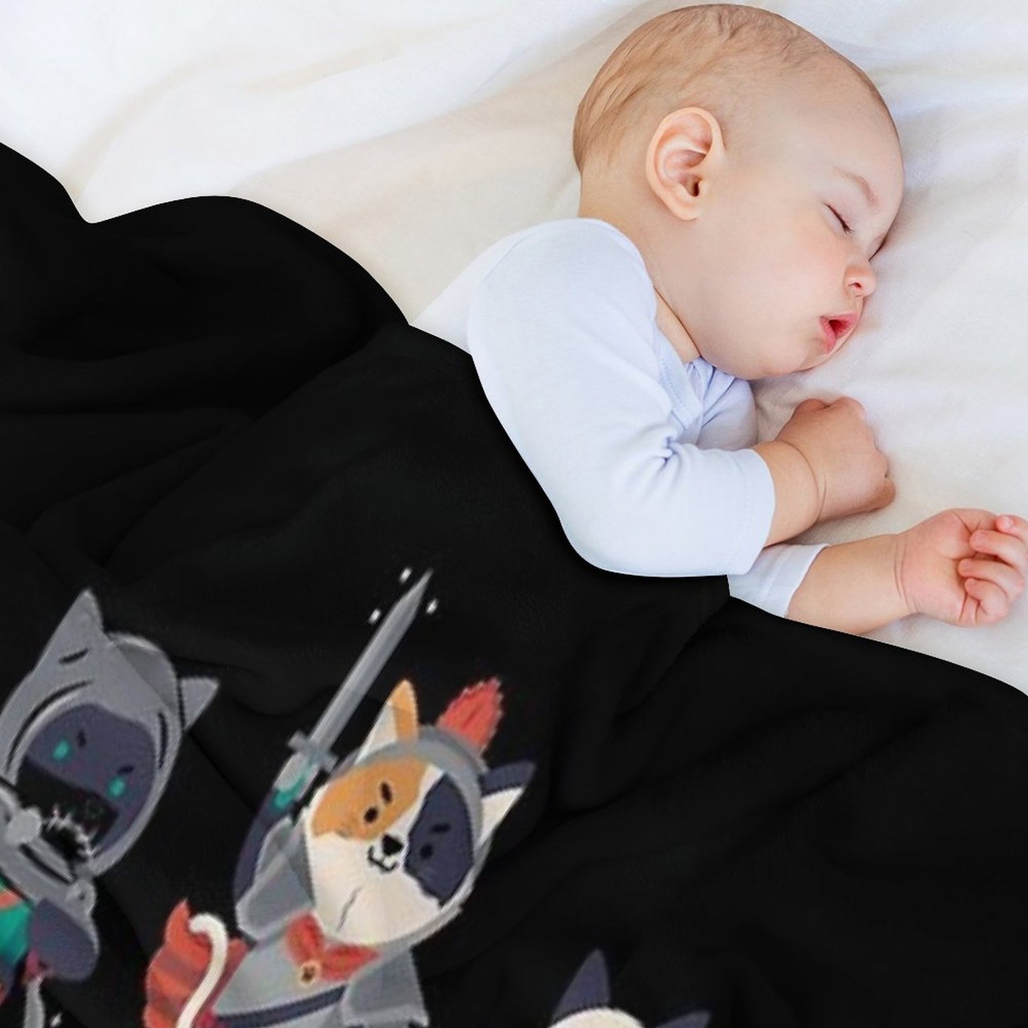 Dungeons And Cats 2.0 Throw Blanket